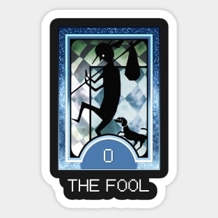 The Fool Arcana Tarot Card Sticker